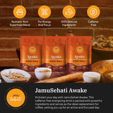 JAMUSEHATI Awake con taza de agua caliente, experiencia aromática y sabor agradable