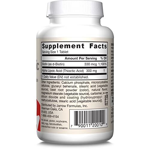 Etiqueta de Alpha Lipoic Sustain con información clara.