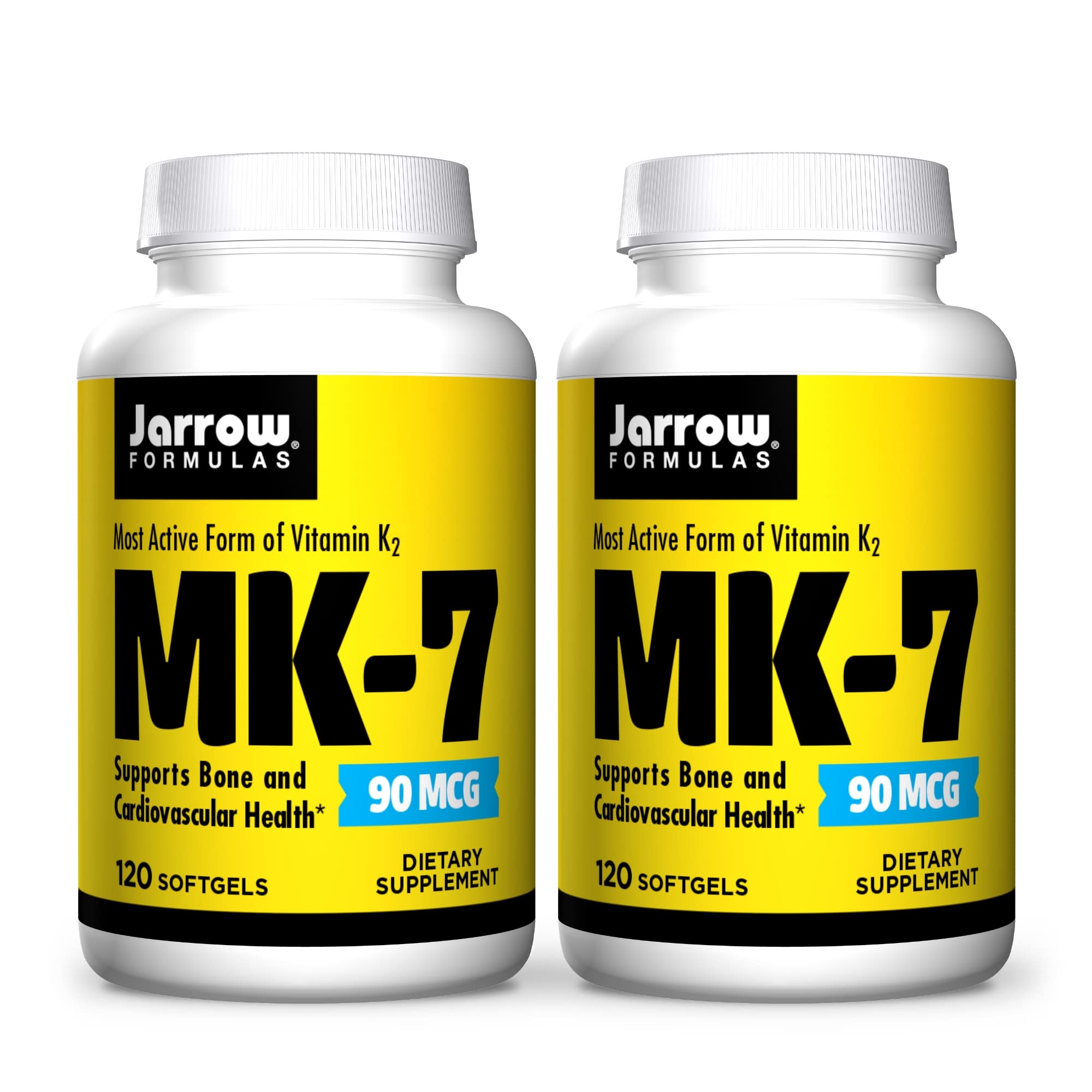 Jarrow Formulas MK-7 90 mcg cápsulas blandas en botella: apoyo a huesos fuertes