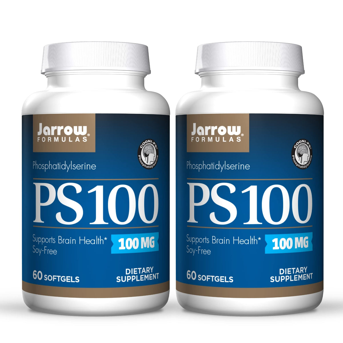 Jarrow Formulas PS100 en frasco de cápsulas blandas para uso diario