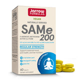 sam-e de Jarrow Formulas, 60 tabletas de 200 miligramos, presentación atractiva para uso diario.