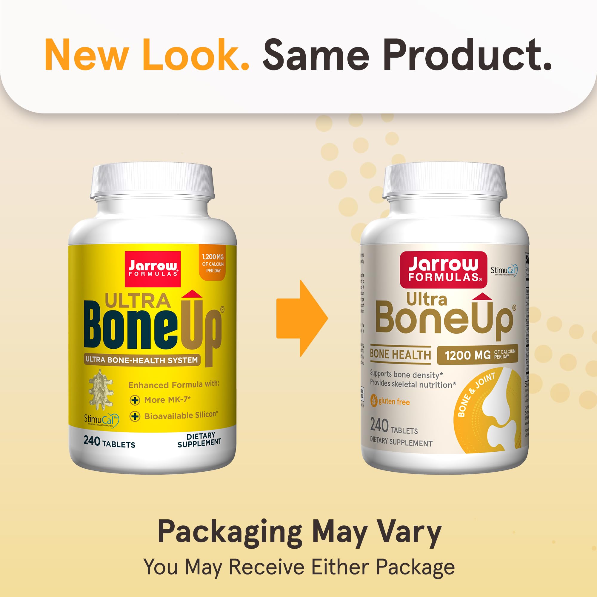 Jarrow Formulas Ultra BoneUp, dosis diaria para mantener densidad ósea.