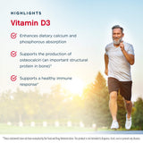 Empaque doble de Jarrow Formulas Vitamina D3 2500 Unidades Internacionales