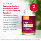 Cápsulas blandas de Jarrow Formulas Vitamina D3, fácil de tomar