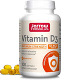 Vitamina D3 de Jarrow Formulas, cápsulas blandas de 5000 UI para huesos e inmunidad