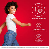 Zinc Balance de Jarrow Formulas, cápsulas vegetales libres de alérgenos comunes.