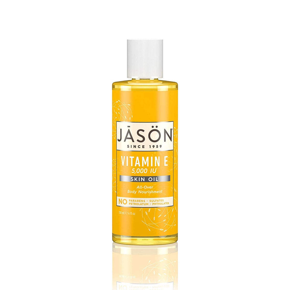 JASON Vitamin E 5000 UI, pack de tres botellas para uso diario de la piel.