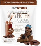 JAYROBB Whey Protein Chocolate, envase de 5 libras, perfecto para batidos post-entreno