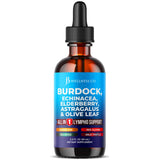 JB Wellness Co, la botella de gotas para drenaje linfático, apoyo suave al sistema linfático.