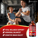 JB Wellness Co gotas vertidas en agua, fácil de incorporar a la rutina diaria