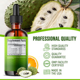JB Wellness Co Gotas de Guanábana: vitamina C para apoyo diario.