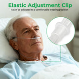 Cánula nasal Jckuncad verde suave para visibilidad y confort.