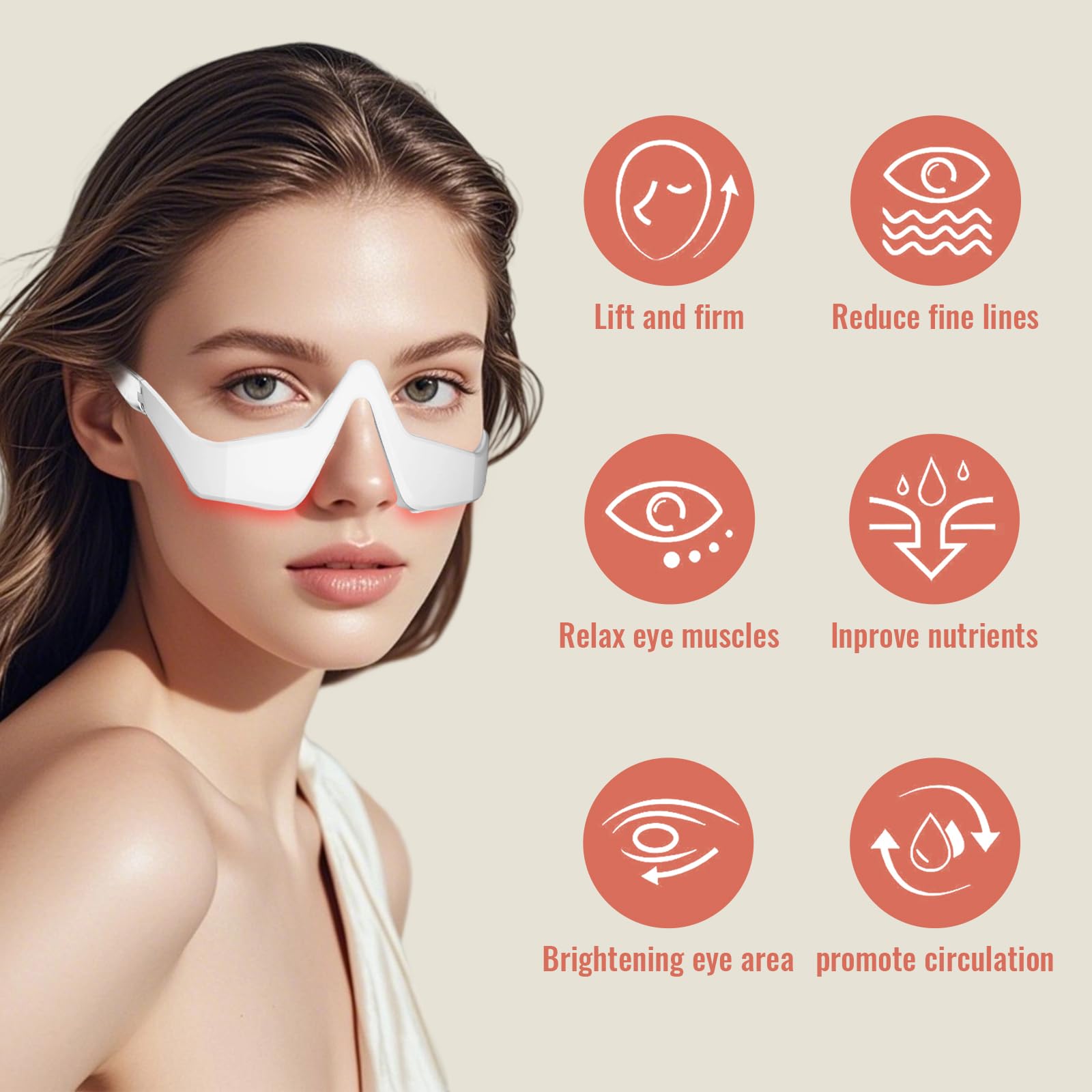 JCOTTON lentes-luz-roja-ajustes-intensidad permiten adaptar la experiencia.