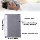 JDVBDNK almohadillas de CPAP de satén; acolchado cómodo en gris.