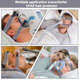 JDVBDNK confort nocturno CPAP satén gris; experiencia suave durante la noche.