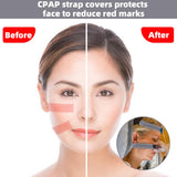 JDVBDNK protección de piel CPAP satén gris; evita roces y molestias.