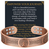 Brazalete de cobre Jecanori con Árbol de la Vida, estilo y conexión.