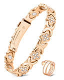 Pulsera de cobre Jecanori para mujer, estilo elegante ideal para uso diario.
