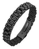 Pulsera magnética Jecanori para hombres con 3.500 gauss, estilo contemporáneo.