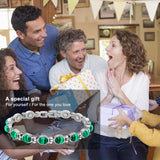 Pulsera ajustable JEROOT de 16 a 22 cm con cierre seguro