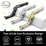 Símbolo del árbol de la vida en JEROOT, elegante y con significado.