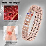 JEROOT pulsera magnética de acero inoxidable resistente y duradera.