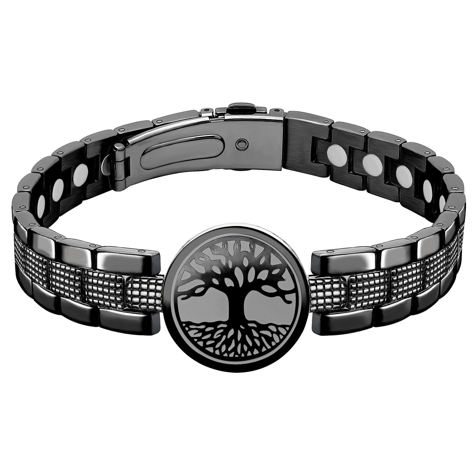Pulsera magnética JEROOT Ultra Fuerza con imanes potentes para uso diario.