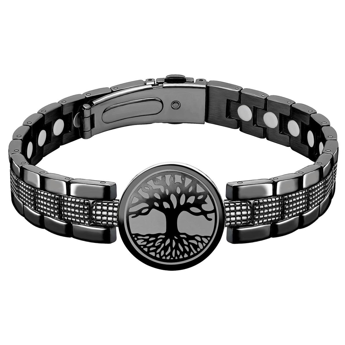Pulsera magnética JEROOT Ultra Fuerza con imanes potentes para uso diario.