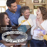 Regalo pulsera JEROOT mujer titanio: idea elegante para cumpleaños y festividades.