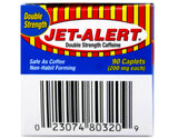 Jet-Alert mano-sosteniendo-tabletas para demostrar tamaño y manejo cómodo.