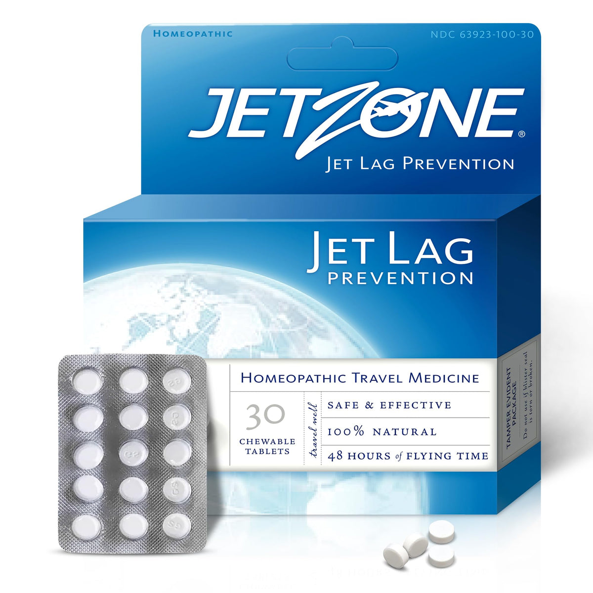 JetZone: remedio jet lag en botella para viajes, apoyo al ritmo circadiano.