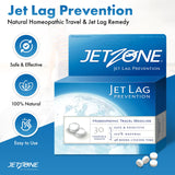 JetZone: tabletas masticables listas para usar durante vuelos largos.