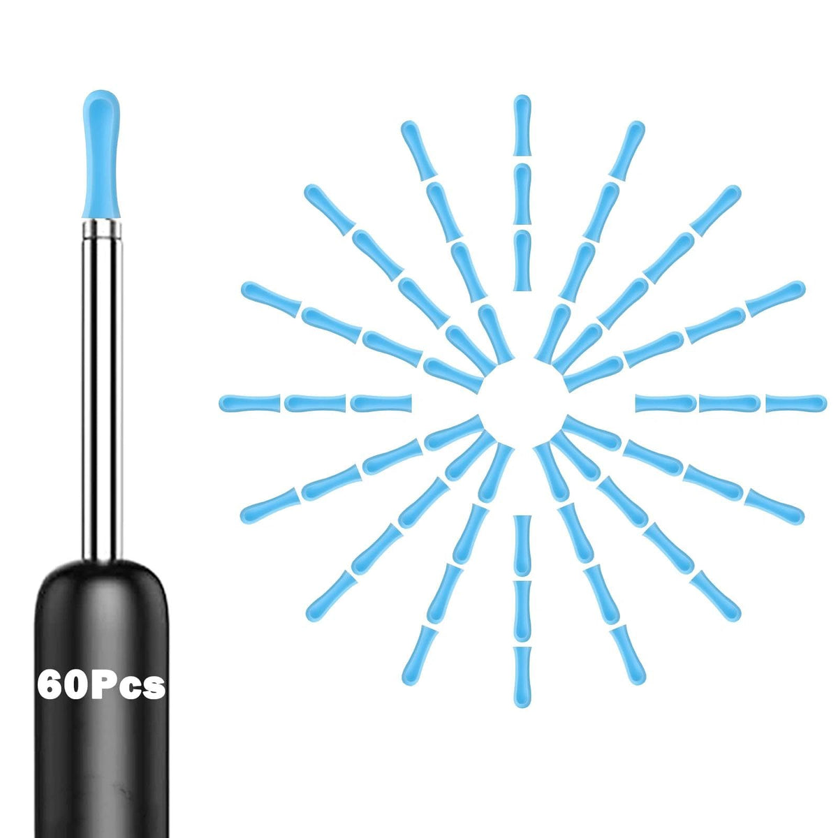 Puntas jfglorix para oreja, set de 60 piezas, uso higiénico.