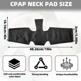 Almohadilla cuello CPAP JFHNMLW, soporte suave para la cabeza