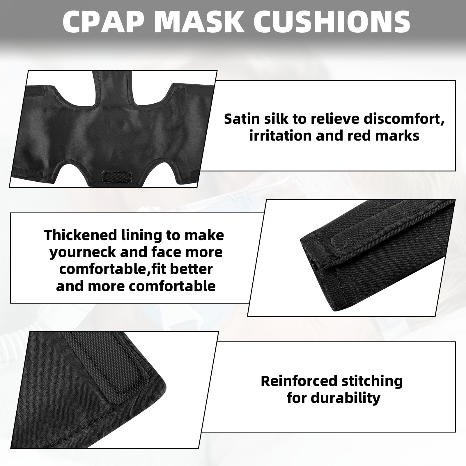 Cubierta CPAP para mascarilla JFHNMLW: ajuste cómodo