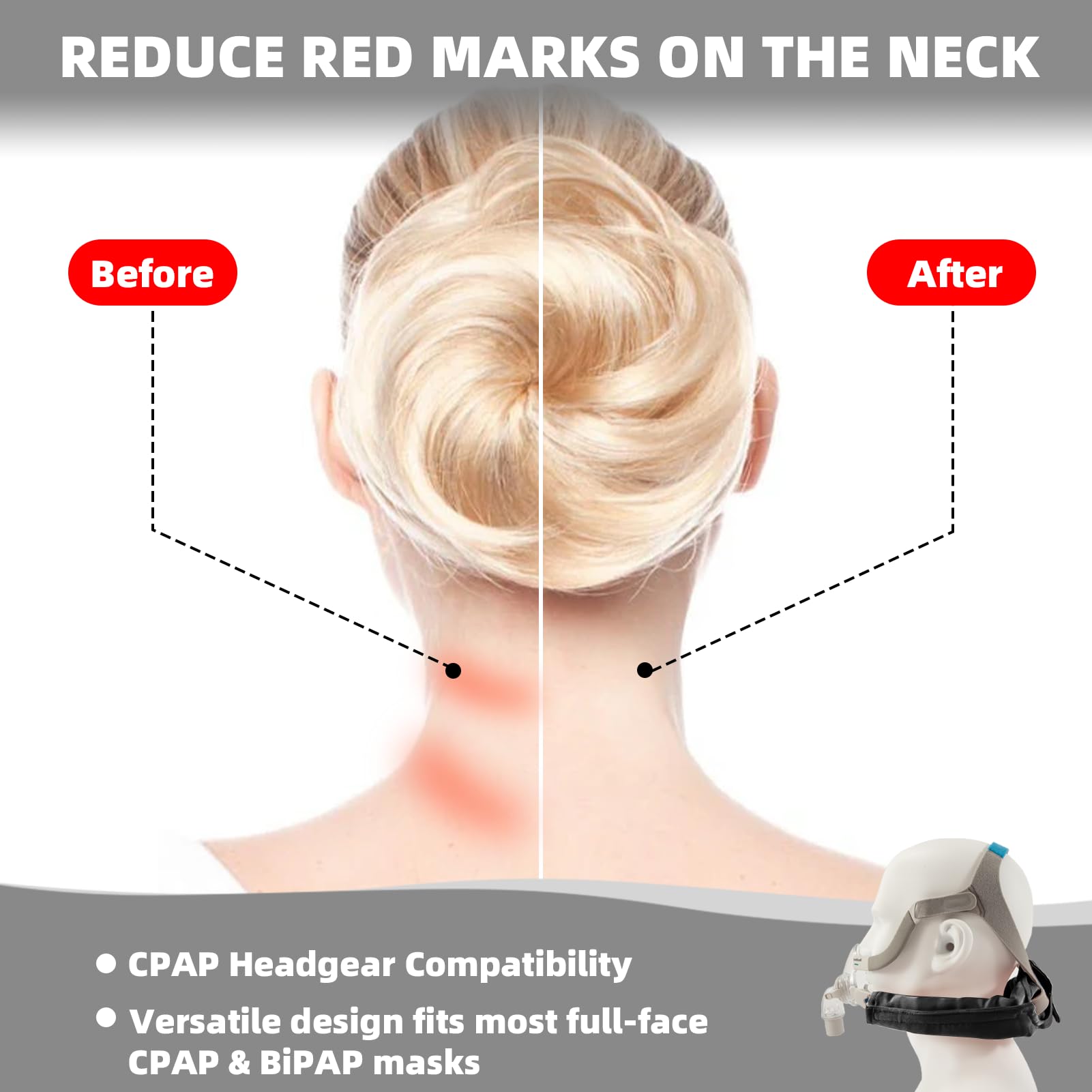 Lavado fácil en máquina, funda CPAP JFHNMLW