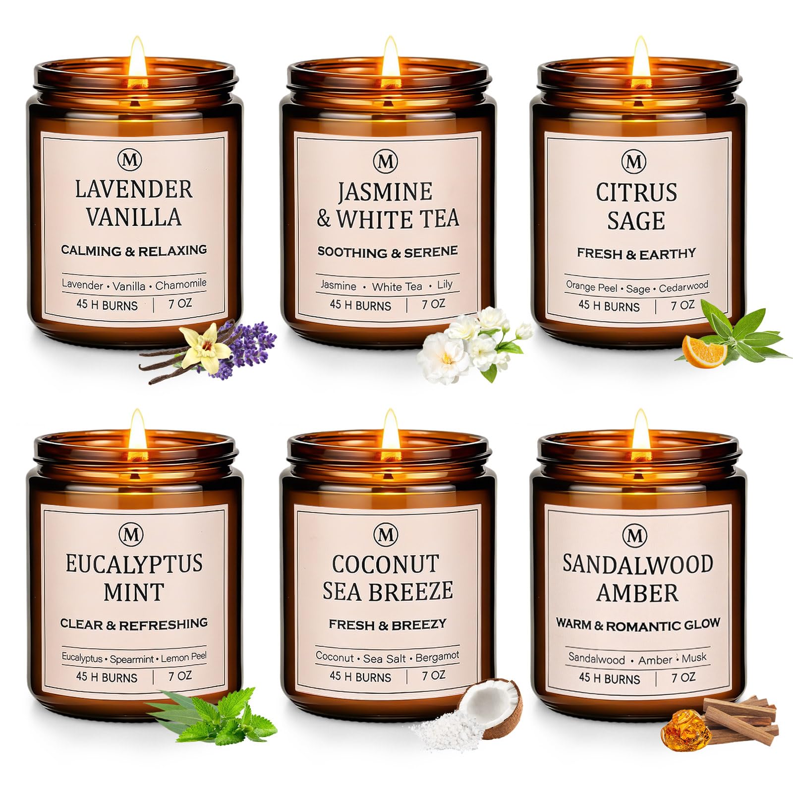 JGXLQ velas de soja lavanda vainilla para crear un ambiente cálido y relajante.