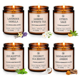 JGXLQ velas de soja lavanda vainilla para crear un ambiente cálido y relajante.