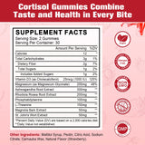 JIANKYTZ Cortisol Gummies, textura gomita, fácil masticar entre tareas.