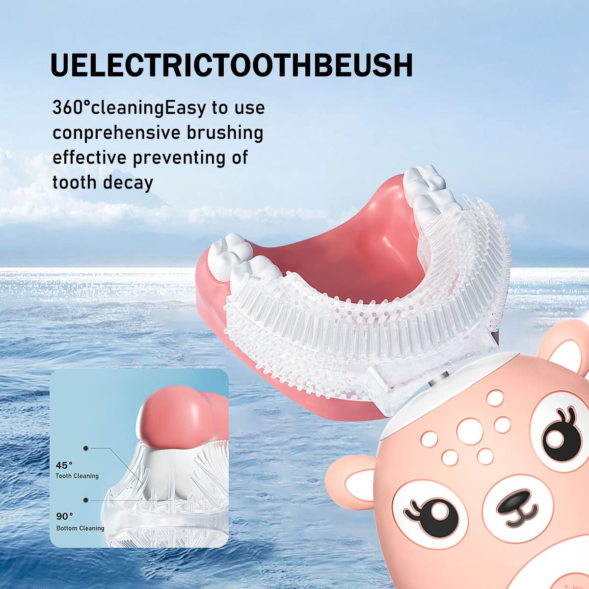 JIANLEJIA luz azul dental para una experiencia de cepillado más visible.