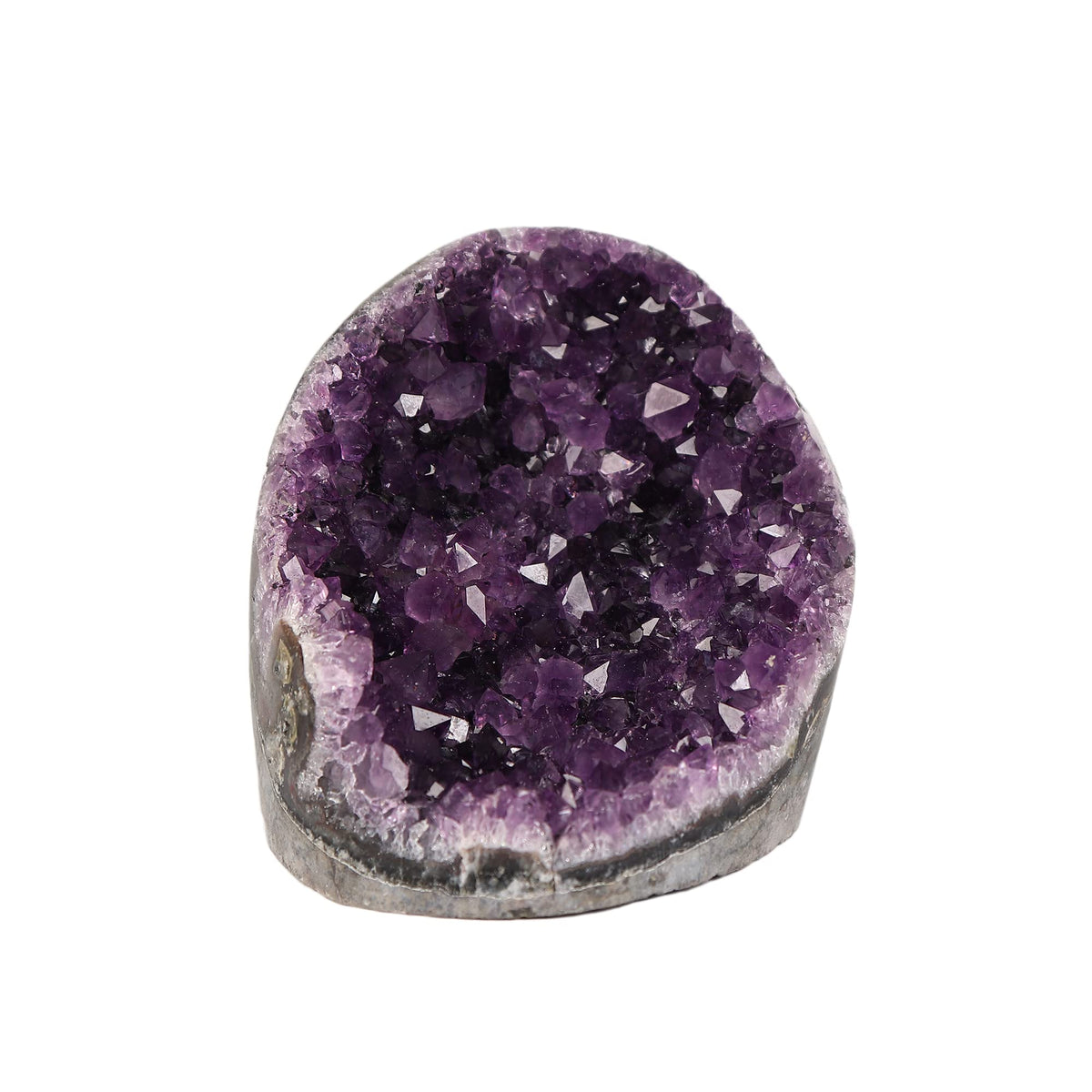 JIC Gem amatista Uruguay agrupacion cristal, perfecta para decoración elegante.