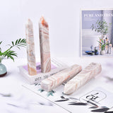 JIC Gem aroma cristal rosa, torre para aromaterapia suave