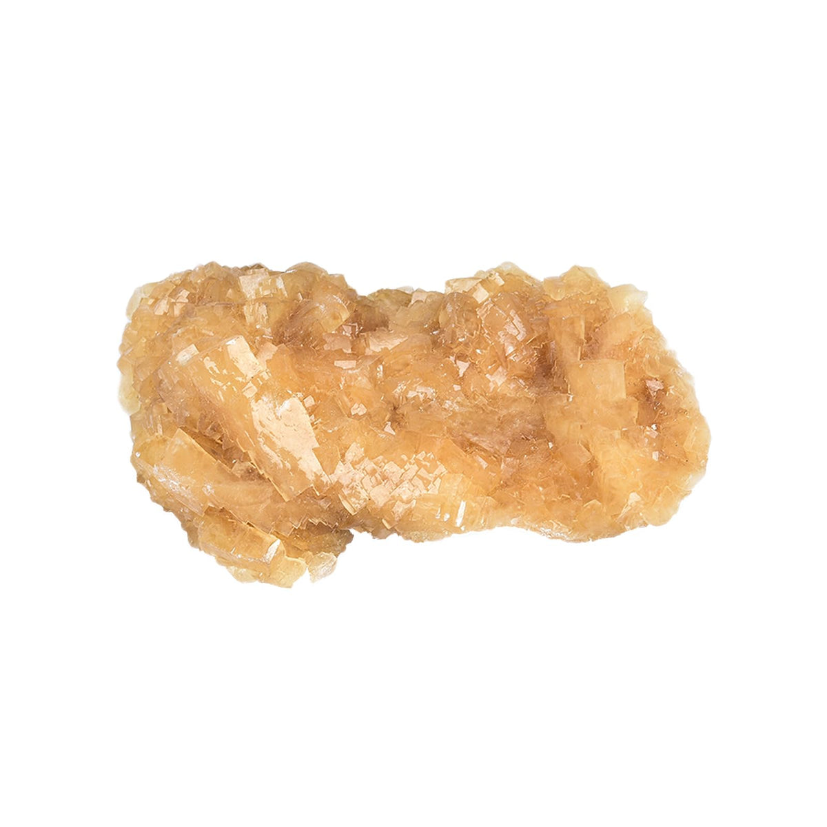 Cristal calcita amarilla de JIC Gem en geoda cluster para decoración.