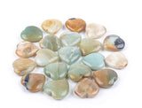JIC Gem: conjunto de 20 corazones de amazonita 30 mm para relajación y meditación