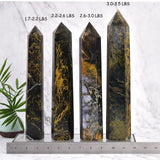 JIC Gem cristales de cuarzo hexagonales de seis caras para enfoque mental.