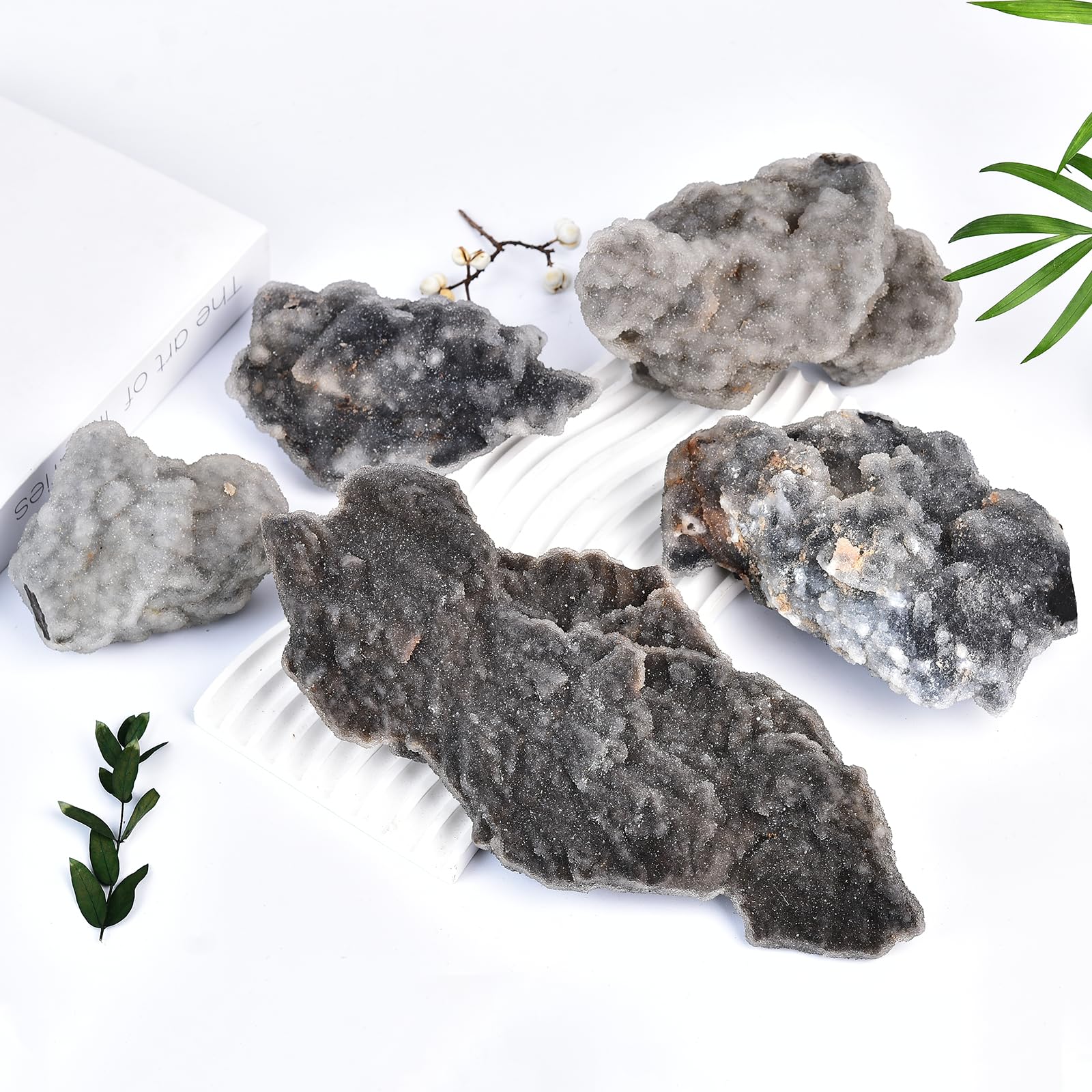 JIC Gem cristal Reiki esfalerita, calma y enfoque para prácticas energéticas.