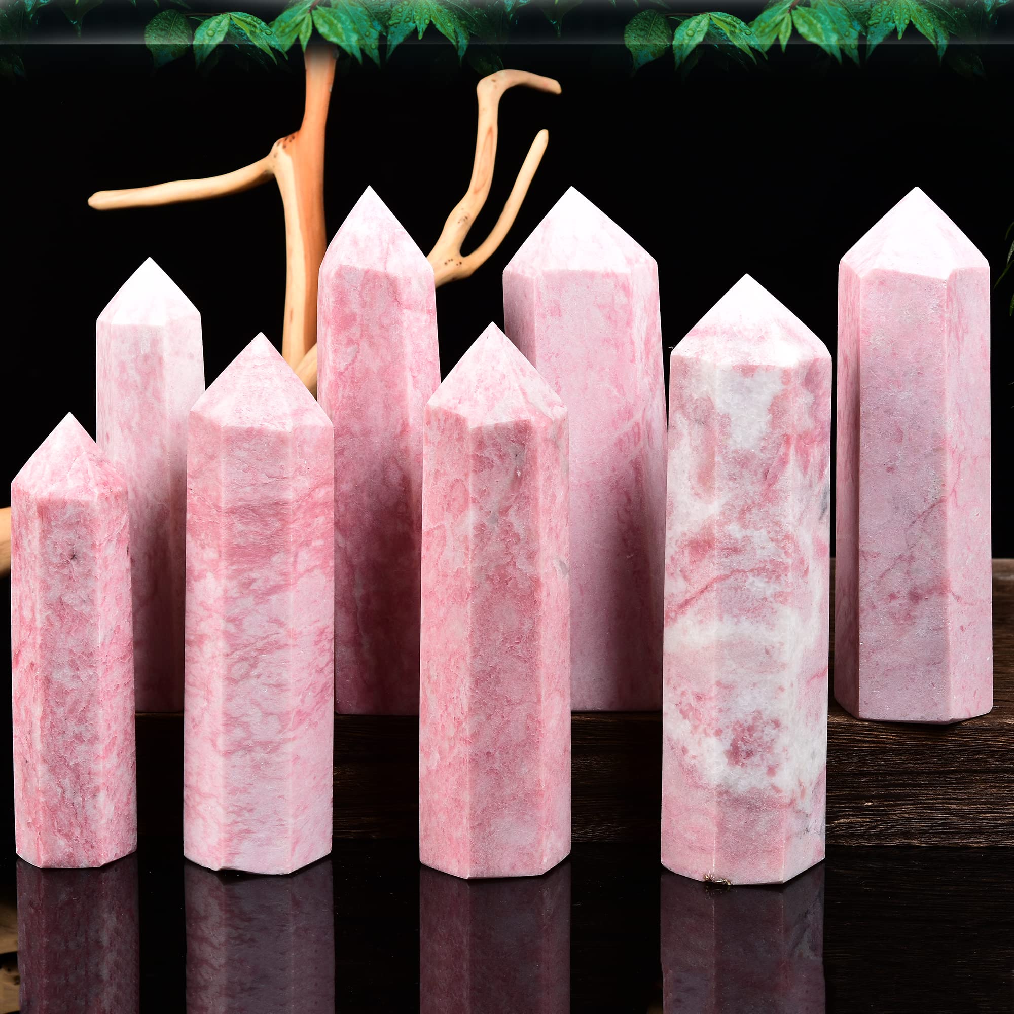 JIC Gem cuidado del cristal rosa opal: limpieza y almacenamiento