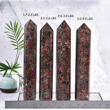 Decoración de cristal agata roja para el hogar, tonos cálidos y armonía