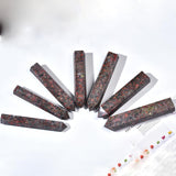 JIC Gem decoracion-hogar con agata roja brasileña belleza natural