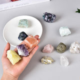 JIC Gem Fluorita verde, cristales brillantes para enfoque y equilibrio